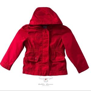 OLD NAVY Toddler Girls Hooded Canvas Jacket